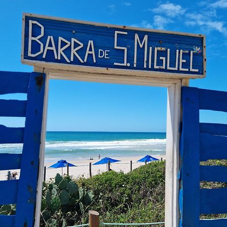 Apartamento Charmoso à Beira Mar Barra de São Miguel Esterno foto