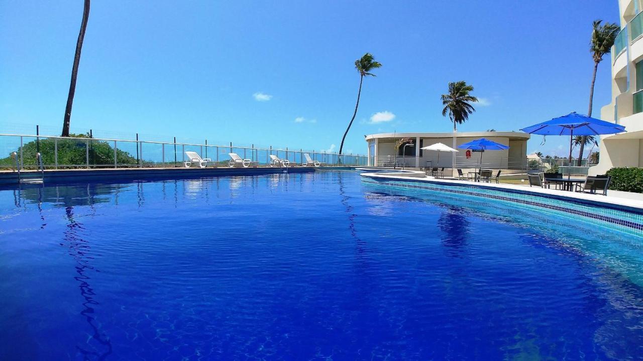 Apartamento Charmoso à Beira Mar Barra de São Miguel Esterno foto