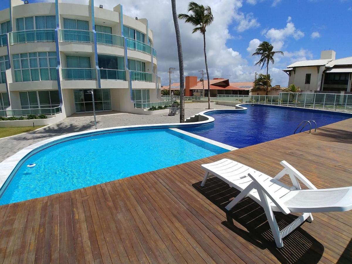 Apartamento Charmoso à Beira Mar Barra de São Miguel Esterno foto