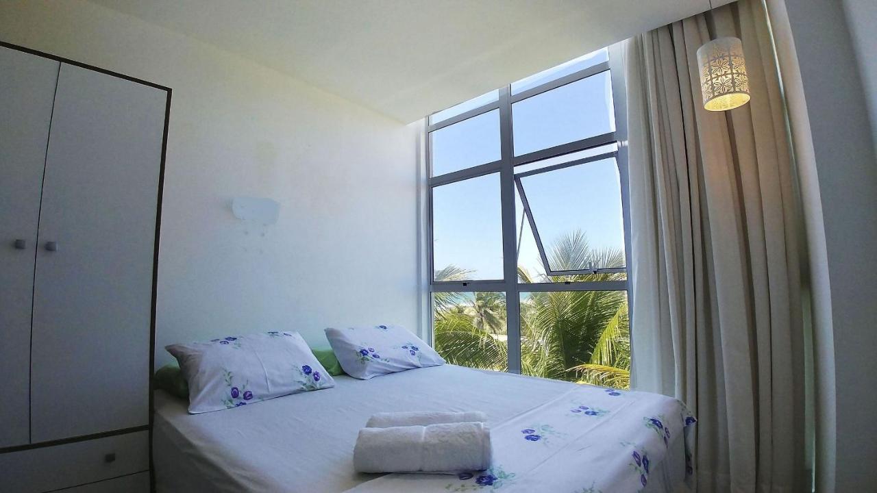 Apartamento Charmoso à Beira Mar Barra de São Miguel Esterno foto