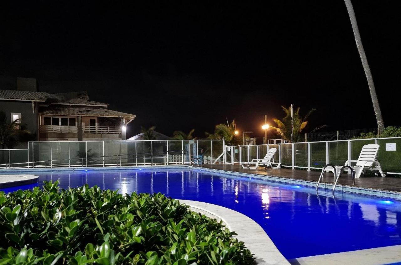 Apartamento Charmoso à Beira Mar Barra de São Miguel Esterno foto