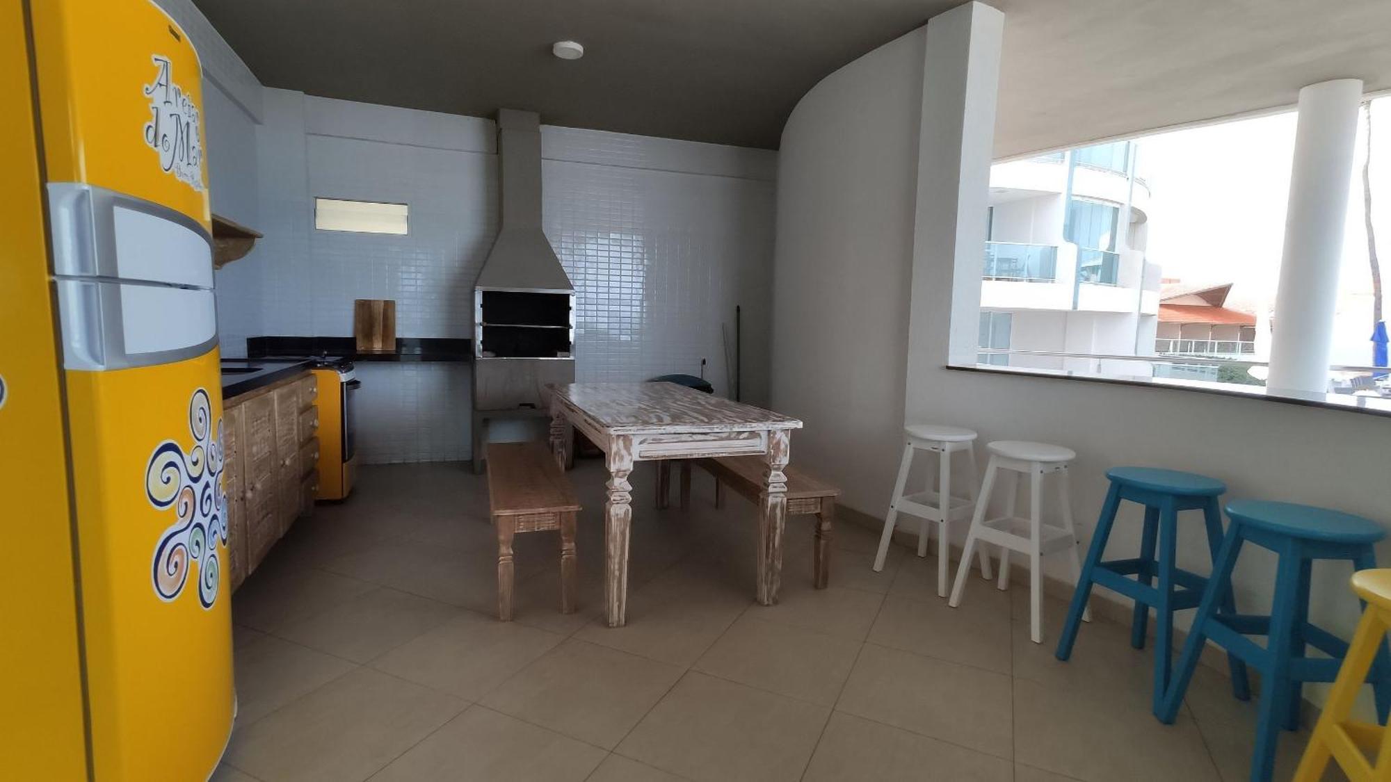 Apartamento Charmoso à Beira Mar Barra de São Miguel Esterno foto
